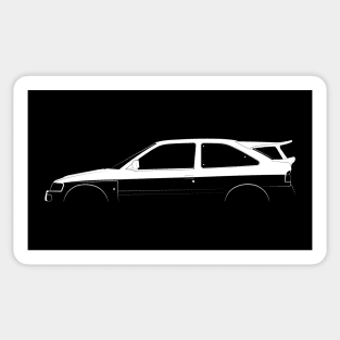 Ford Escort RS Cosworth Silhouette Sticker